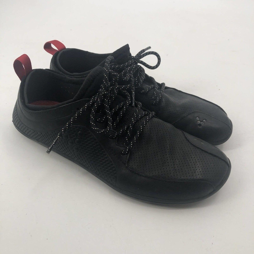 VIVOBAREFOOT Primus LUX WP WinterProof Black Leather Shoes Thermal Insole (40L)